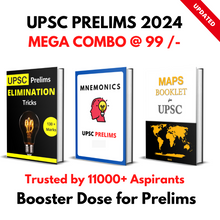 Load image into Gallery viewer, UPSC Prelim MEGA COMBO 2.0 - For 2024