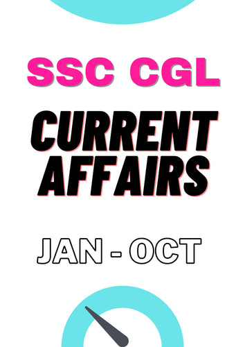 SSC CGL/CHSL CURRENT AFFAIRS 2022