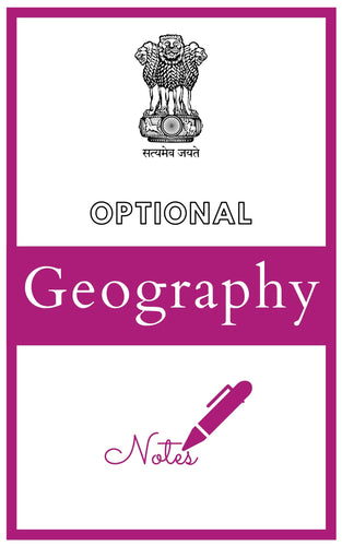 Topper's Geography English Optional Handwritten Notes PDF