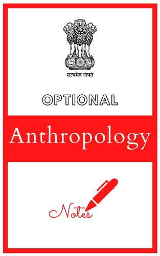 Toppers Anthropology Optional Handwritten Notes PDF